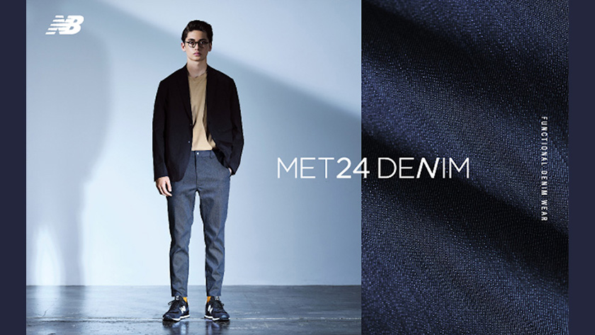 新品 new balance MET24 denim セットアップ jacket
